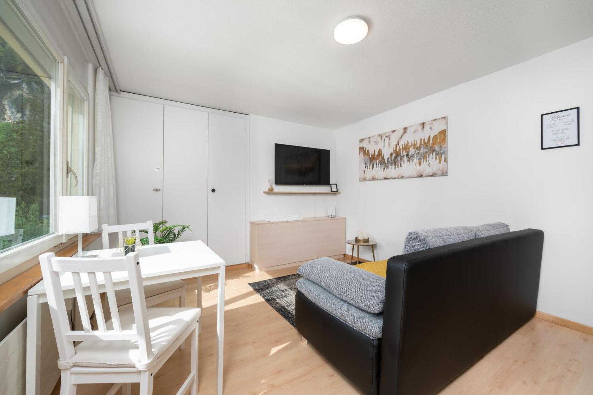 City Studio In Interlaken Mit Parkplatz Exterior foto